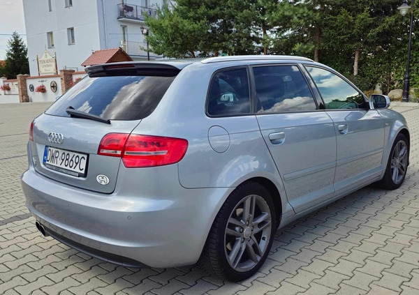 Audi A3 cena 33900 przebieg: 280000, rok produkcji 2011 z Siedliszcze małe 79